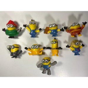 1.5-2.5" 2019 McDonald's Rise Of Gru Minions Lot Of 9